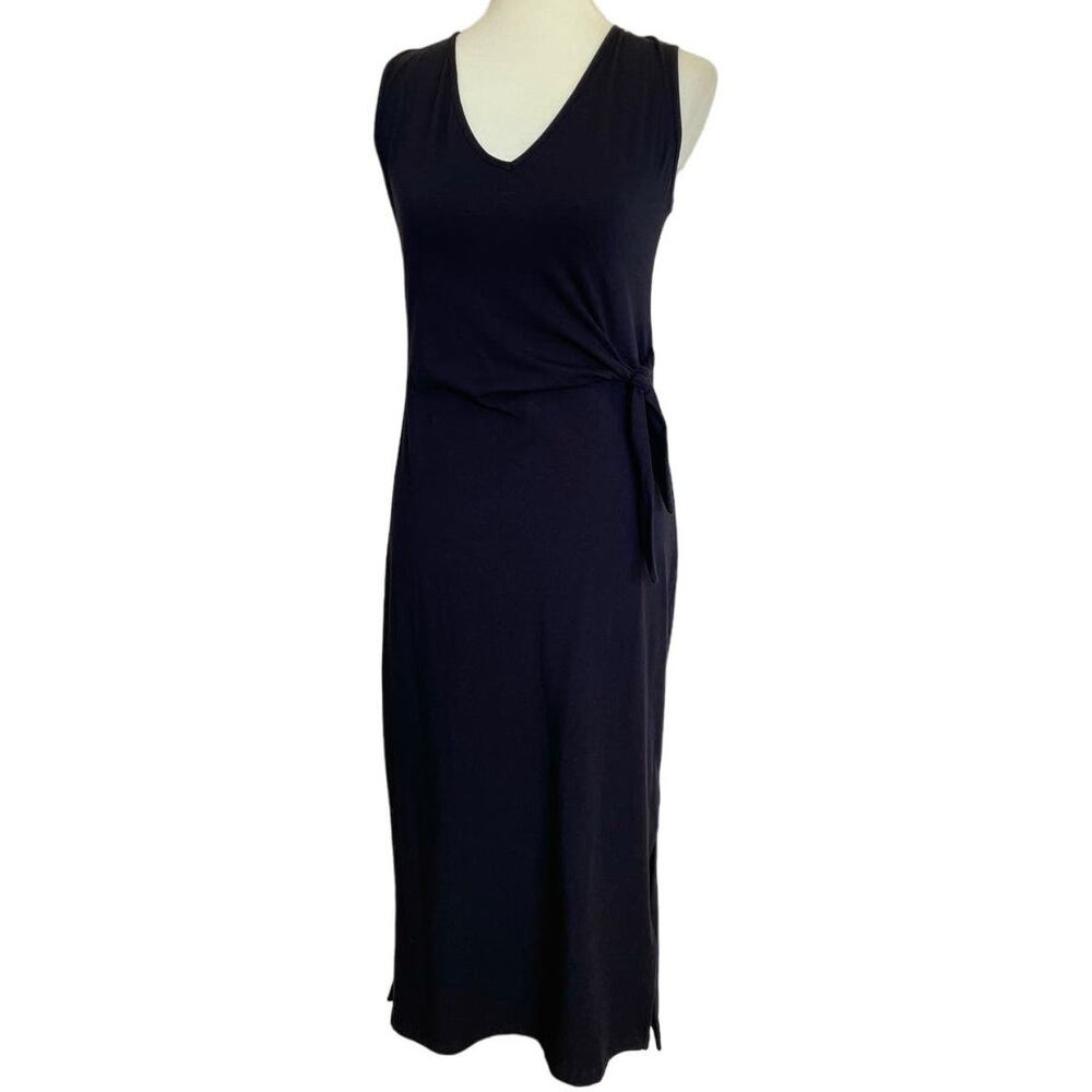 Amour Vert Cornelia Side Tie Dress - Black - Small